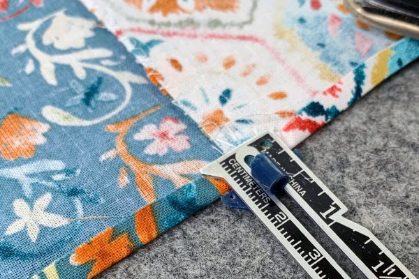 Turn and Press 1/4" to wrong side on top edge of dress