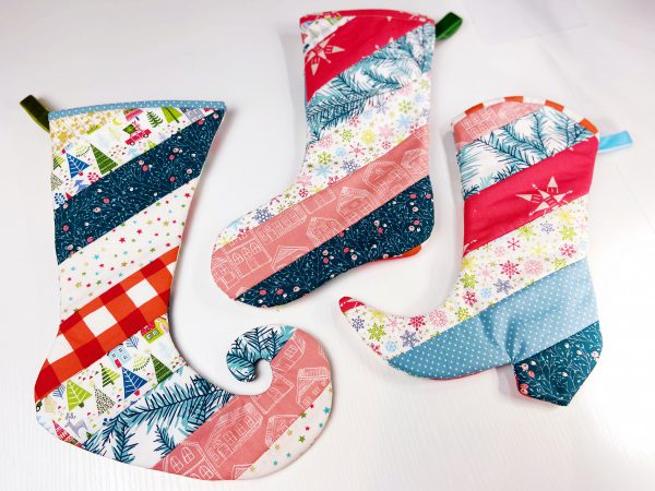 How to Quilt Christmas Stockings as You Go BERNINA WeAllSew Blog 600 x 450