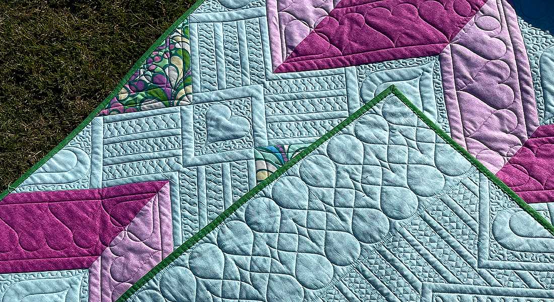 Diamonds 2 QAL, Part 2 BERNINA WeAllSew Blog Feature 1100x600