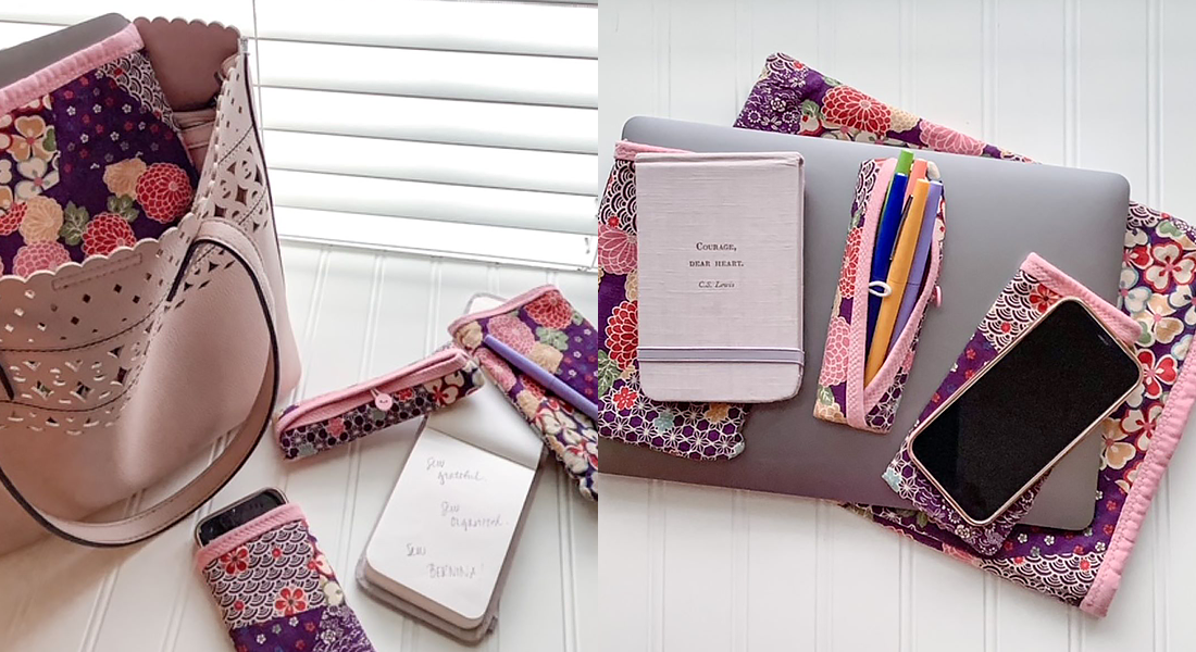 How to Sew a Mini-organizing Collection BERNINA WeAllSew Blog Feature 1100x600
