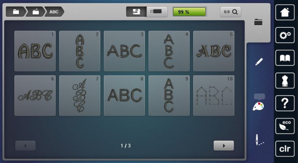 Personalize with Embroidery - Choose font