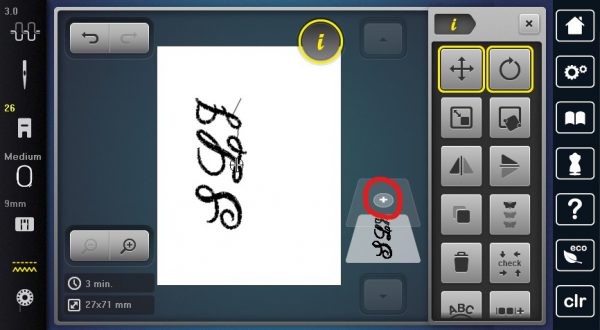 Personalize with Embroidery - Add layer