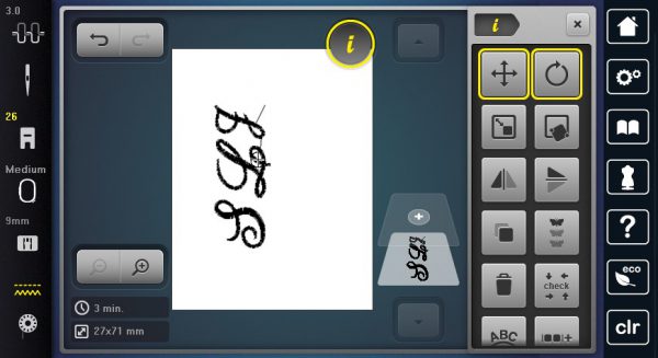 Personalize with Embroidery - Rotate