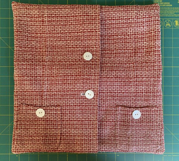 Upcycle Jacket into a Pillow - Repurpose_Clothing_into_Pillow_37_Pillow_Back_BERNINA_WeAllSew_Blog_1200x1076px