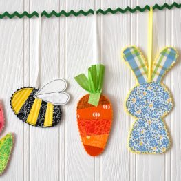 How to Sew Easter Ornaments by Erika Mulvenna