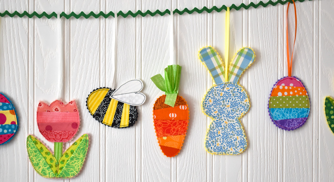How to Sew Easter Ornaments by Erika Mulvenna