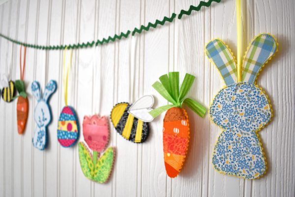 How to Sew Easter Ornaments by Erika Mulvenna