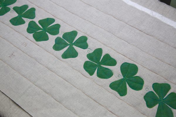 Learn to FMQ: Shamrock Tablerunner, BERNINA WeAllSew Blog,1200 x 800