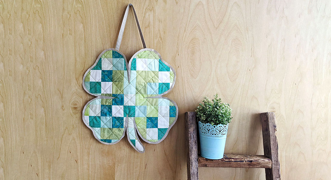 St. Patricks Day Wall Hanging BERNINA WeAllSew Blog Feature 1100x600