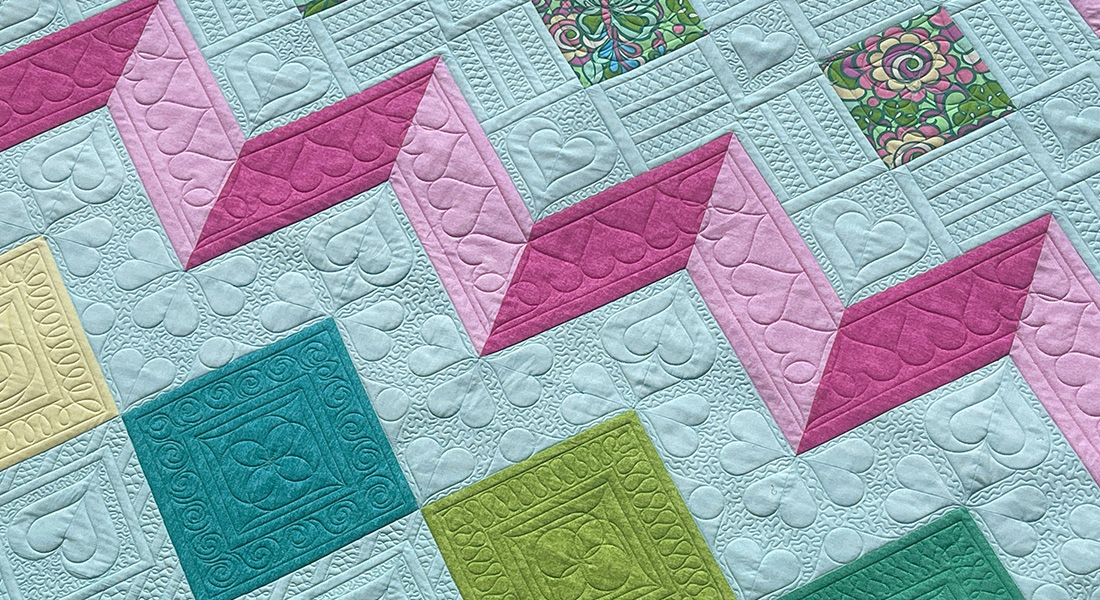 Diamonds 2 QAL Part 5 BERNINA WeAllSew Blog Feature 1100x600