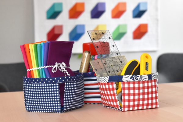 Fabric Pint Basket Tutorial by Erika Mulvenna