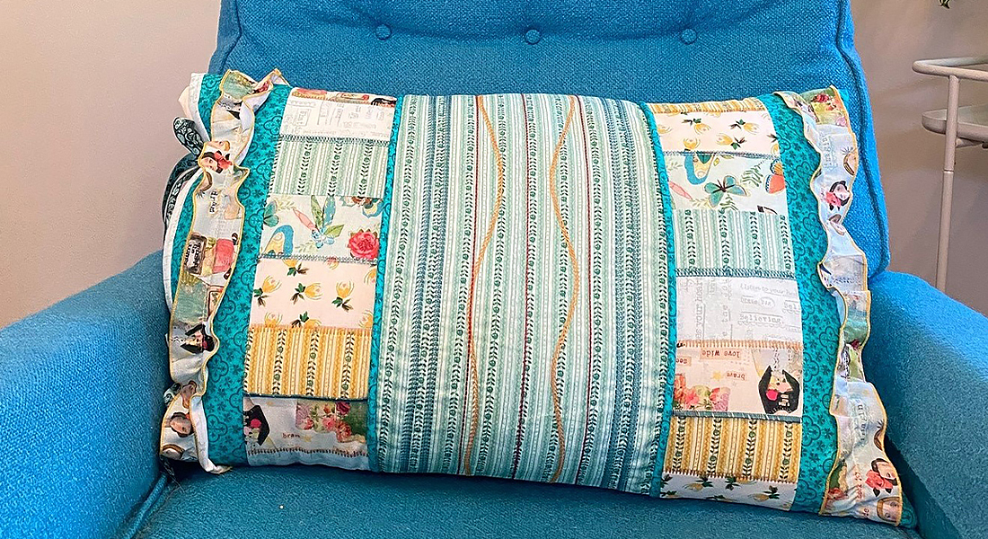 Serger Sampler Pillow BERNINA WeAllSew Blog Feature 1100x600