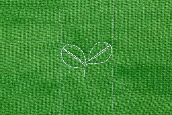 Step Four, Shamrock Motif, BERNINA WeAllSew Blog, 1200 x 800, Lori Kennedy FMQ