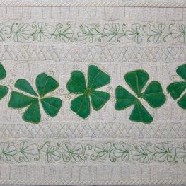 Shamrock Table Runner Part Two BERNINA WeAllSew Blog Feature 1100x600