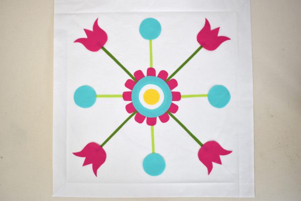 Spring Table Topper Tutorial by Erika Mulvenna