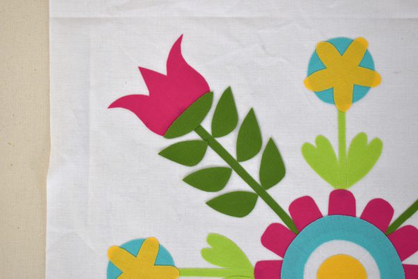 Spring Table Topper Tutorial by Erika Mulvenna