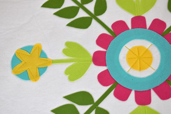Spring Table Topper Tutorial by Erika Mulvenna