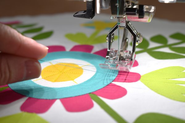 Spring Table Topper Tutorial by Erika Mulvenna