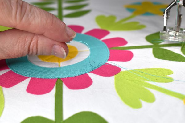 Spring Table Topper Tutorial by Erika Mulvenna