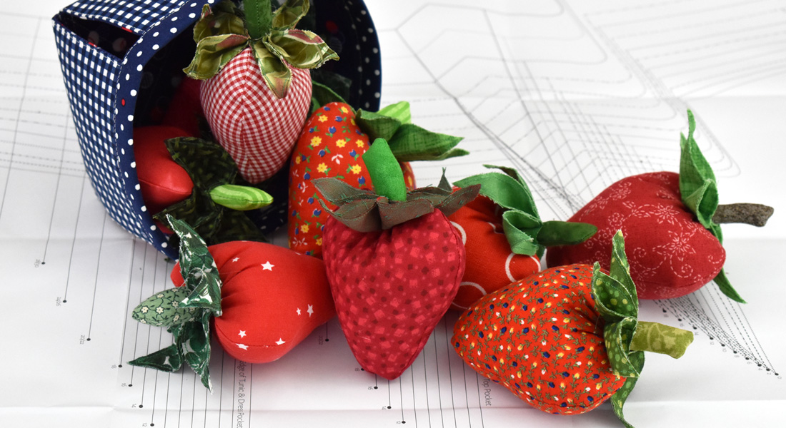 How to Make a Strawberry Pincushion by Erika Mulvenna