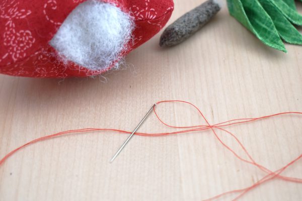 How to Make a Strawberry Pincushion by Erika Mulvenna