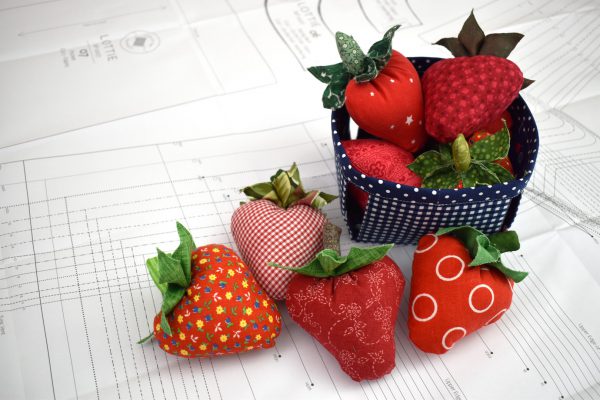 How to Make a Strawberry Pincushion by Erika Mulvenna
