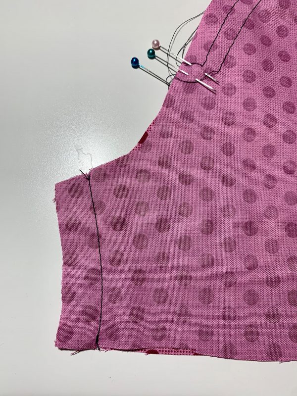 Sewing Under Arm of Sleeve