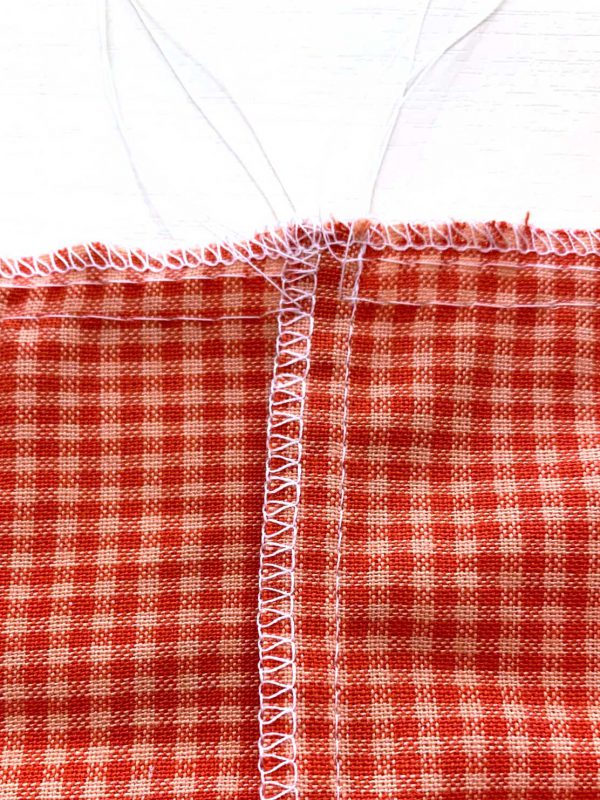 Multi Tiered Skirt Example of Gathering Stitches