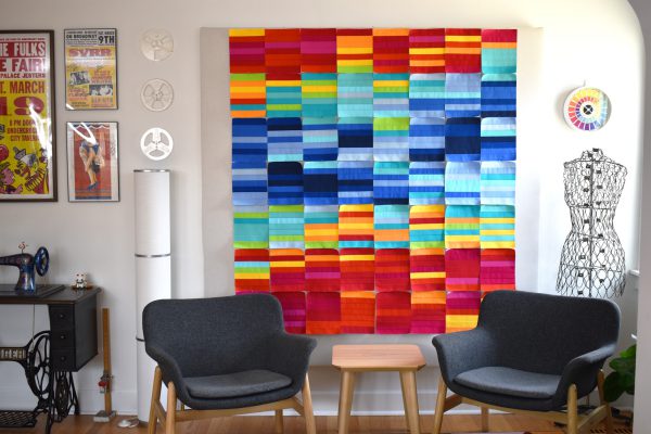 How to make a simple temperature quilt by Erika Mulvenna