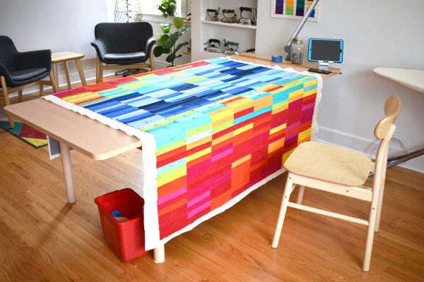 How to make a simple temperature quilt by Erika Mulvenna