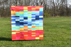 How to make a simple temperature quilt by Erika Mulvenna