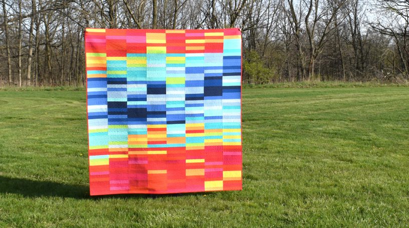 How to make a simple temperature quilt by Erika Mulvenna