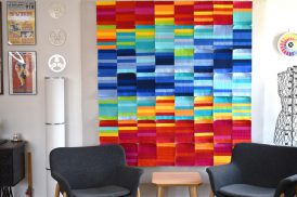 How to make a simple temperature quilt by Erika Mulvenna