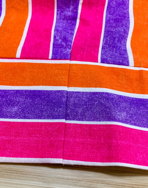 Stripe Matching on Hem Band 