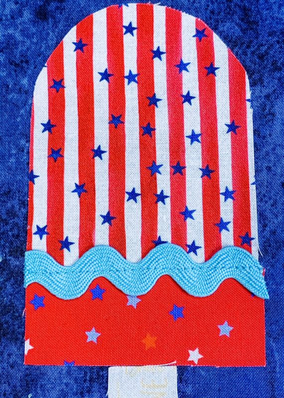 Ric Rac Trim on Applique