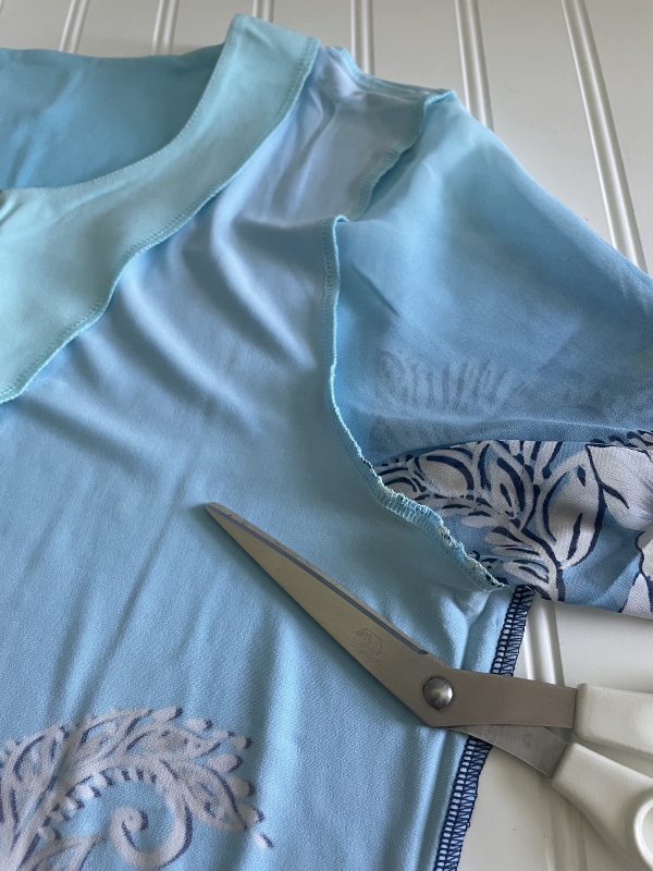 Adult Copycat Bib Tutorial: Deconstruct Second Garment 