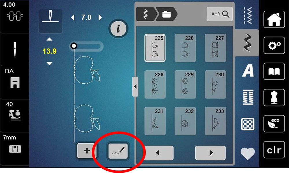 Serging_an_Apron_Part 2_12_increased_stitch_length_BERNINA_WeAllSew_Blog_1000x600px