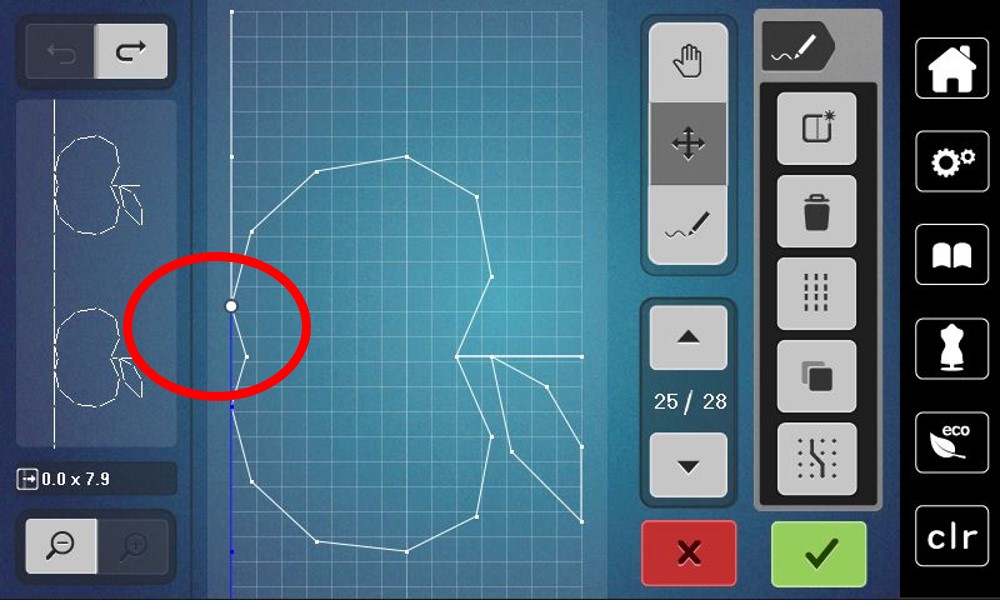 Serging_an_Apron_Part 2_13_Back_up_to_stitch_25_BERNINA_WeAllSew_Blog_1000x600px