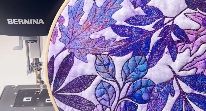 Thread Painting with the BERNINA Q20 BERNINA WeAllSew Blog 1110 x 600