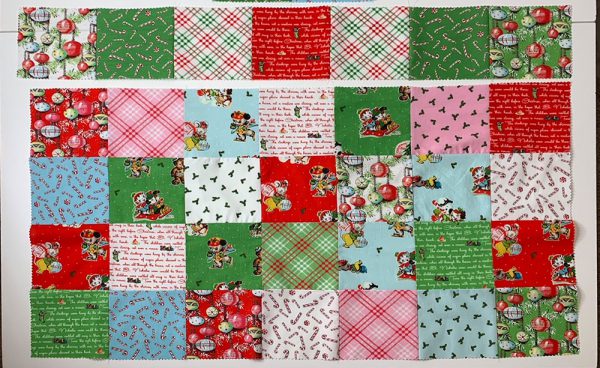 Patchwork Apron Block Rows