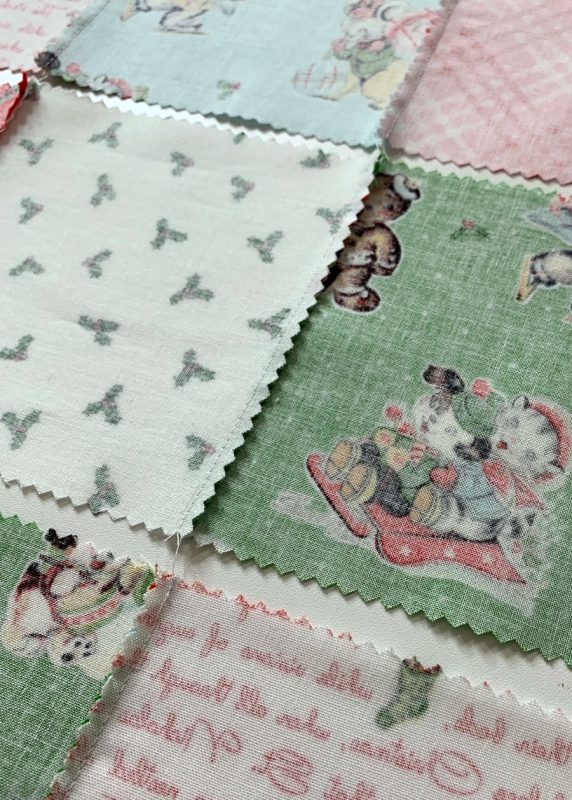 Press seams of patchwork rows