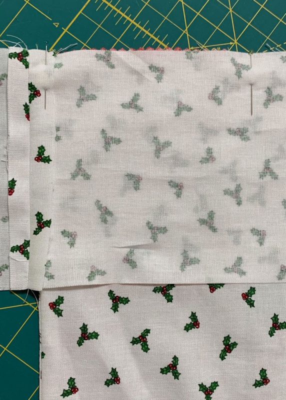 pin waistband to apron