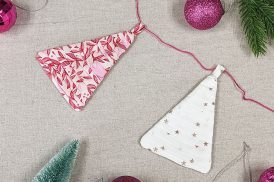 Christmas Tree Pleated Garland BERNINA WeAllSew Blog Feature 1090x610