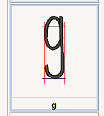Keyboard_Lettering_09_Letter_g_BERNINA_WeAllSew_Blog_350cx388px