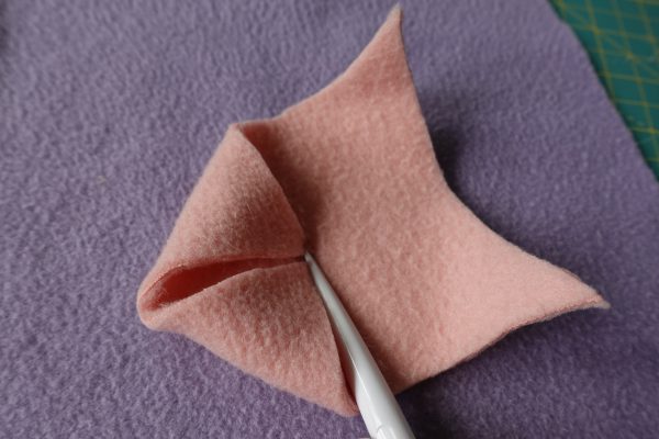 bernina we all sew sew your own snuffle mat part 2 fold in corners 