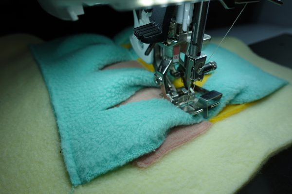 bernina we all sew sew your own snuffle mat part 2 sew down the center 