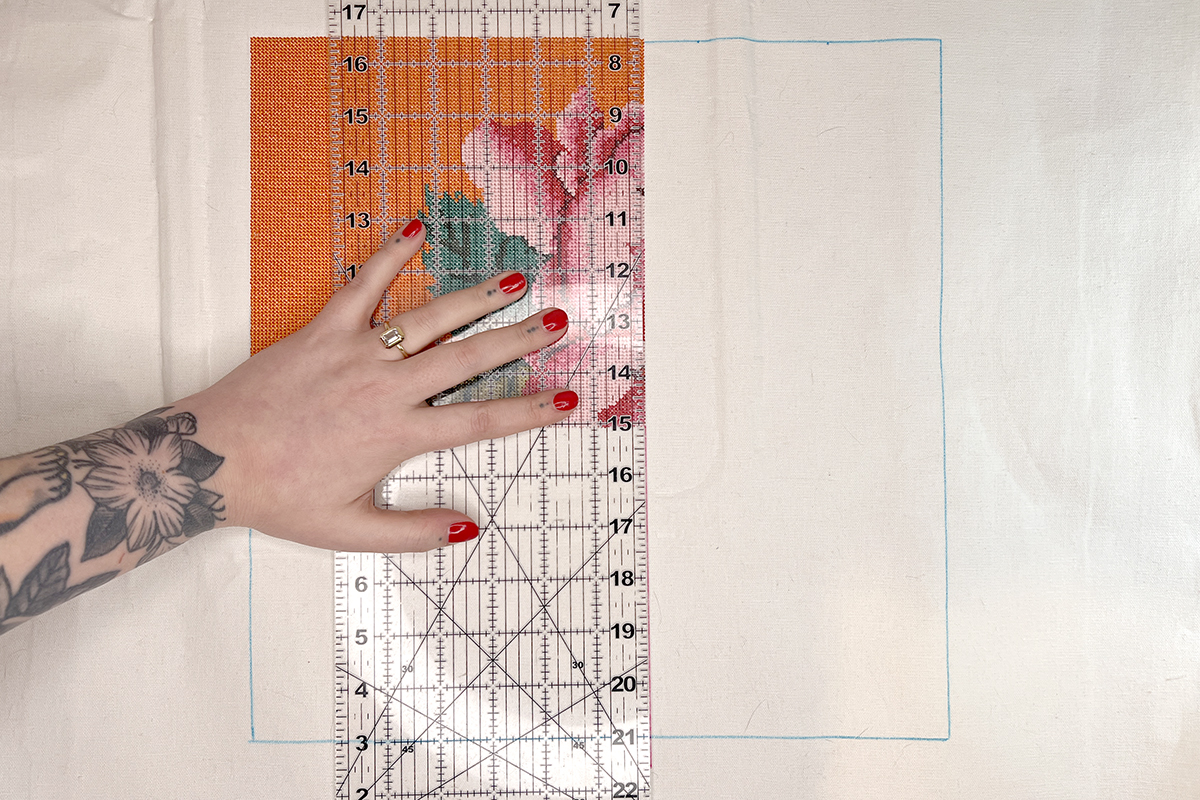 Kaffe_Cross_Stitch_Clamp_Hoop_24_Second_Block_Placement_Line_BERNINA_WeAllSew_Blog_1200x800px