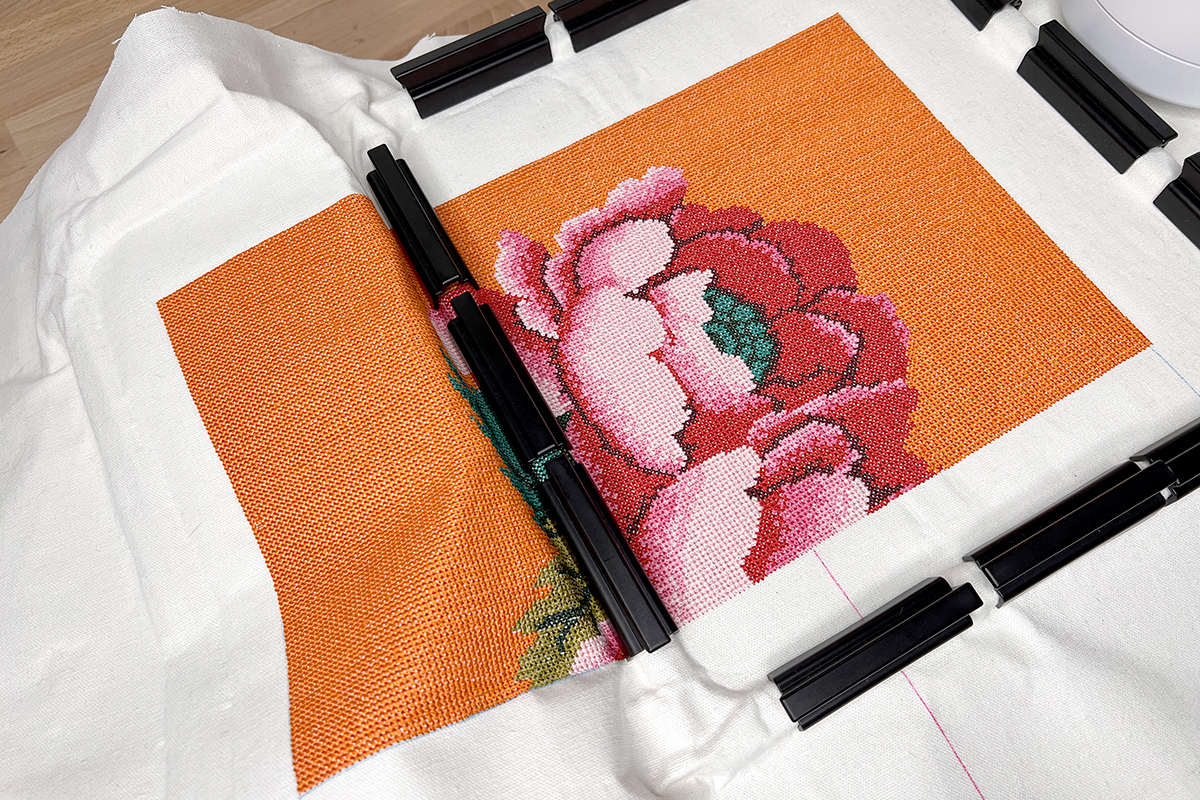 Kaffe_Cross_Stitch_Clamp_Hoop_32_Two_Blocks_Done_BERNINA_WeAllSew_Blog_1200x800px