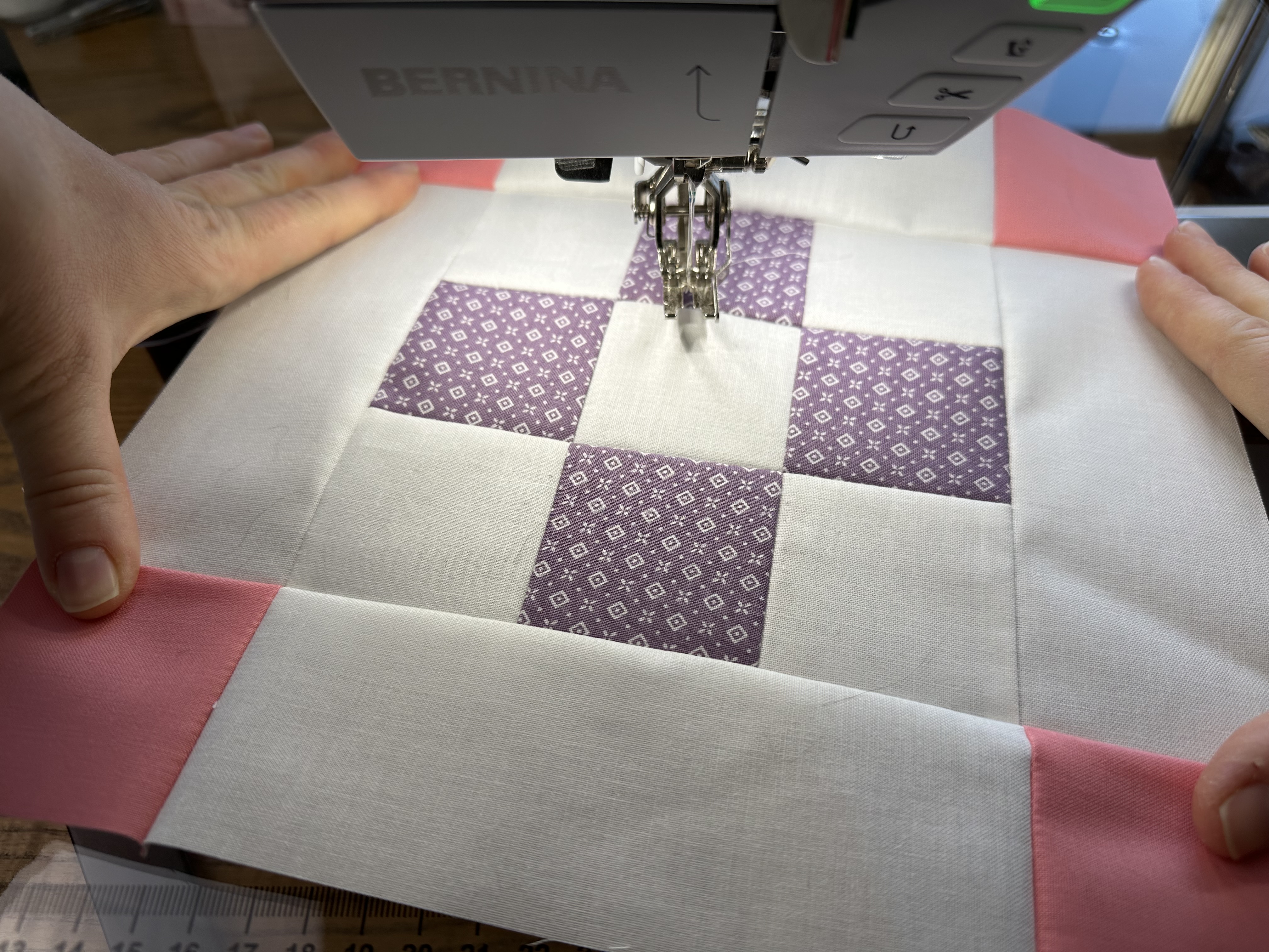 Block B for the Nona Quilt Along BERNINA WeAllSew blog