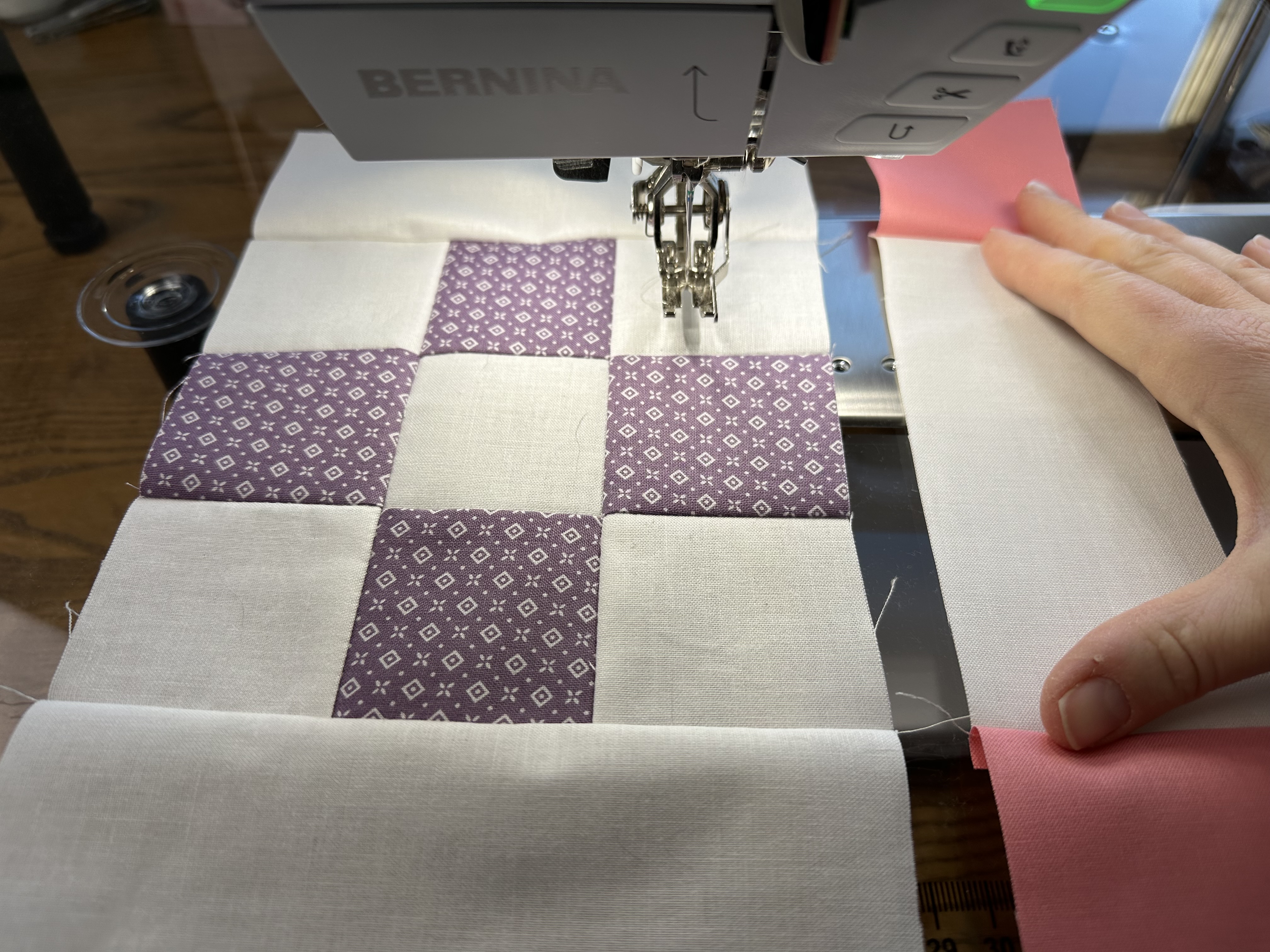 Making Block B for the Nona Quilt Along BERNINA WeAllSew blog